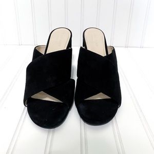 Size 7.5 Cole Haan Gabby Crisscross b suede sandal